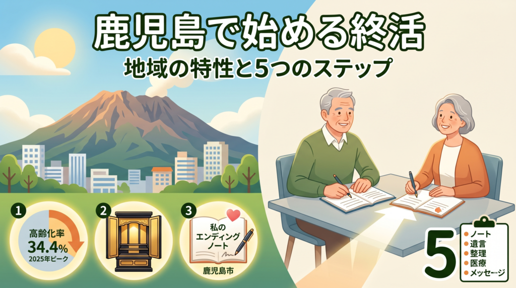 鹿児島で終活を始めるなら知っておきたいこと——全国より15年早い高齢化ピークを迎える地で