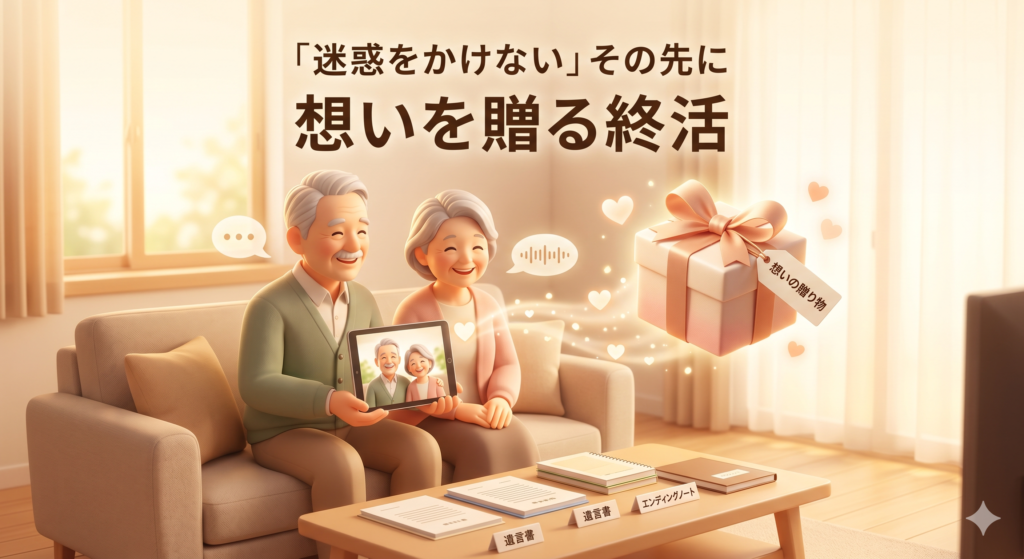迷惑をかけないための終活ではなく「贈る終活」という選択｜家族へ想いを遺す新しいかたち