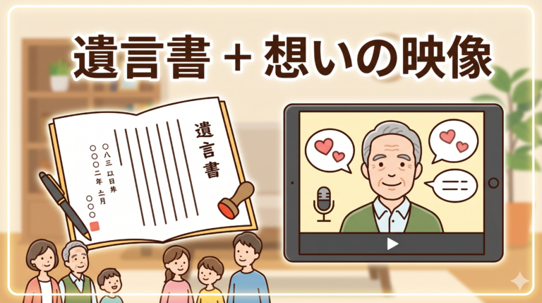 遺言書だけでは揉めることも。家族が納得する「想いを添える映像」という選択肢