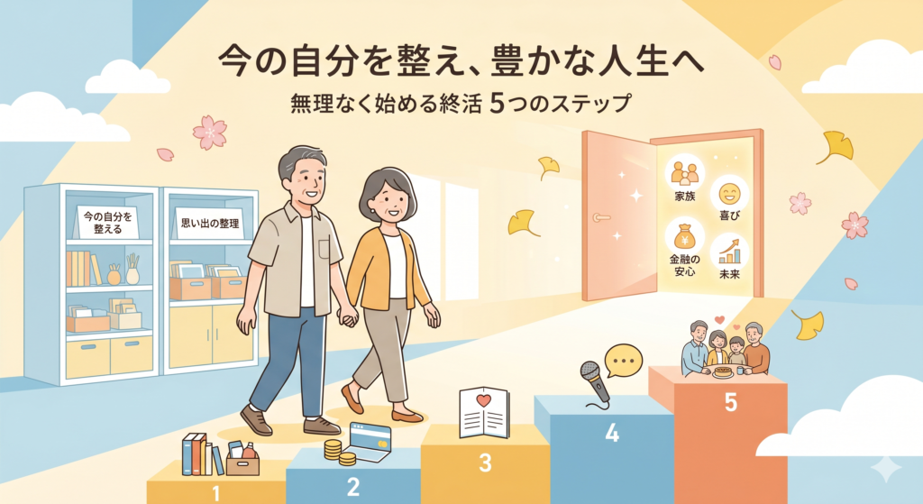 終活は何から始める？50代からの「前向きな準備」5つのステップ